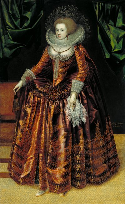 Portrait of Anne Wortley, Later Lady Morton by Unbekannt Unbekannt